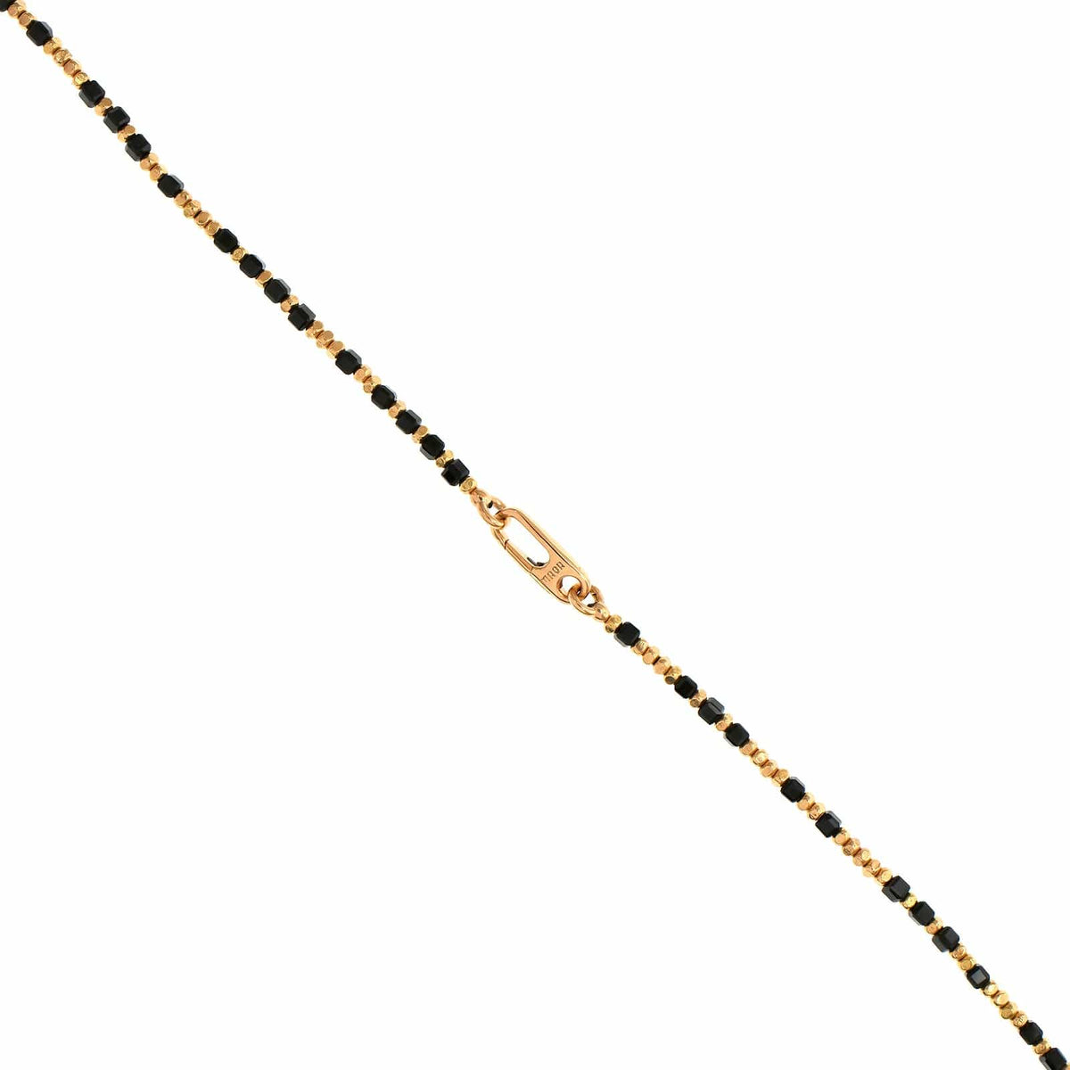 Maor 18K Yellow Gold Black Spinel Percep Wrap Bracelet or Necklace