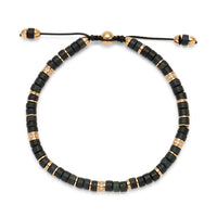 Maor 18K Yellow Gold Diamond and Blue Tiger Eye Tucson Bracelet