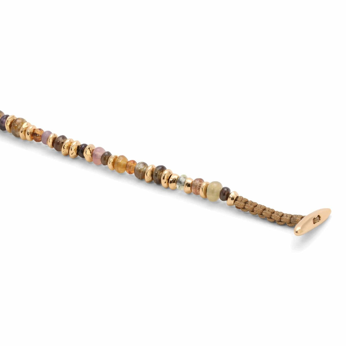Maor 18K Yellow Gold Mixed Colored Sapphire Pilla Necklace
