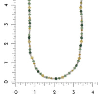 Maor Sterling Silver Green Jade Pilla Necklace