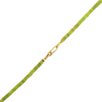 Maor 18K Yellow Gold Green Jade and Diamond Cherish Wrap Bracelet or Necklace