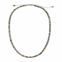 Maor 18K Yellow Gold Diamond and India Agate Tucson Necklace