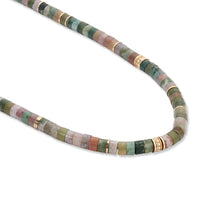 Maor 18K Yellow Gold Diamond and India Agate Tucson Necklace
