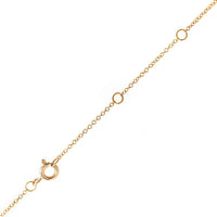14K Yellow Gold Garnet and Diamond Halo Pendant Necklace