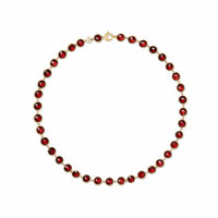 Marco Bicego Jaipur 18K Yellow Gold Garnet Necklace