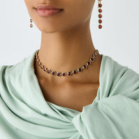 Marco Bicego Jaipur 18K Yellow Gold Garnet Necklace