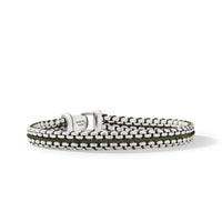 St. Anthony Amulet in Sterling Silver with Pavé Black Diamonds