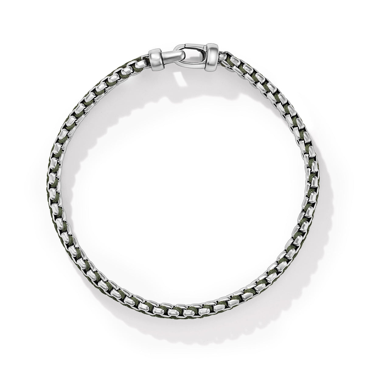 St. Anthony Amulet in Sterling Silver with Pavé Black Diamonds