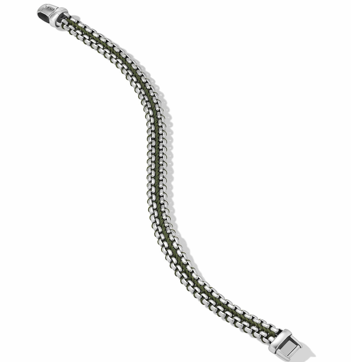 St. Anthony Amulet in Sterling Silver with Pavé Black Diamonds