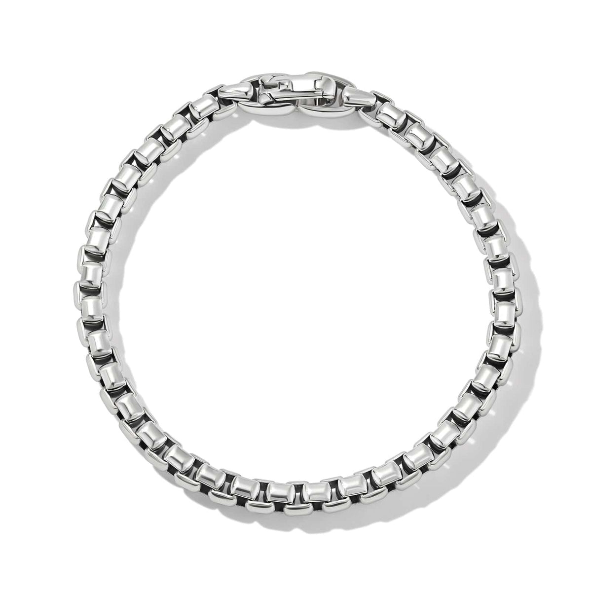Box Chain Bracelet in Sterling Silver
