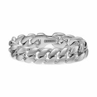 Curb Chain Bracelet Sterling Silver, 18mm