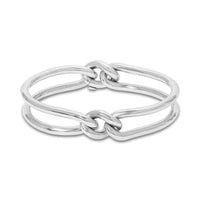 Maor Sterling Silver Unity Curb Bangle