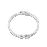 Maor Sterling Silver Unity Curb Bangle