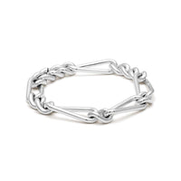 Maor Sterling Silver Unity Curb Link Bracelet