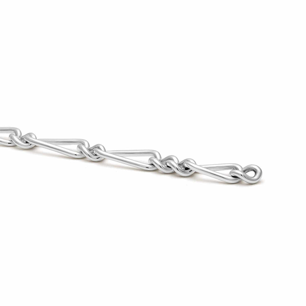 Maor Sterling Silver Unity Curb Link Bracelet