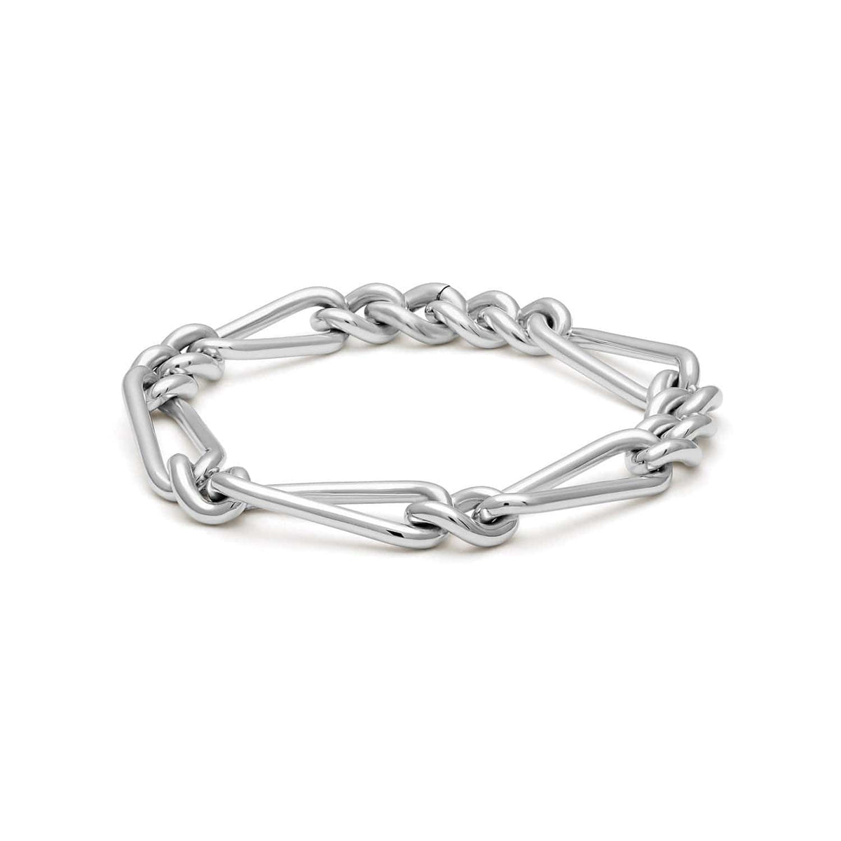 Maor Sterling Silver Unity Curb Link Bracelet