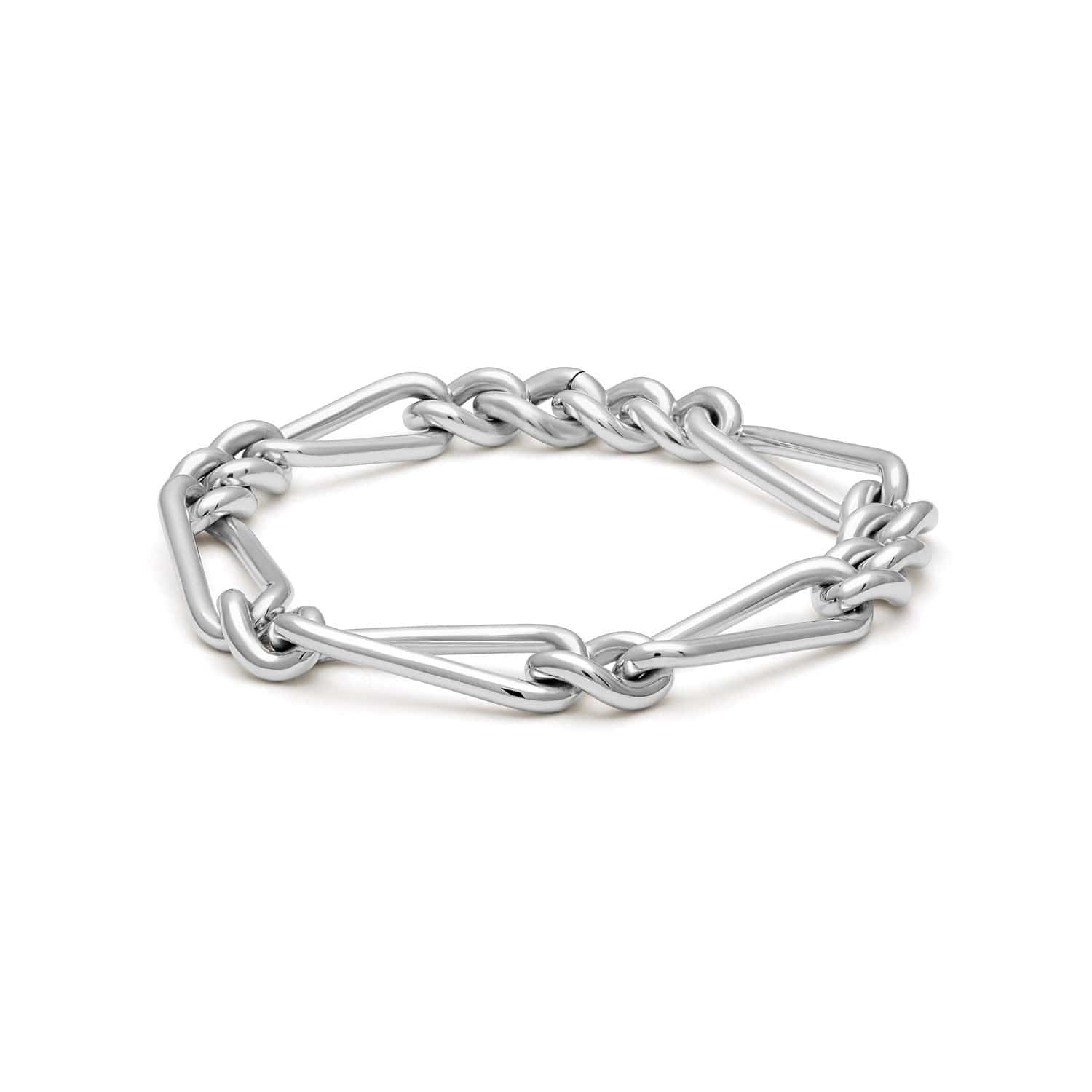 Maor Sterling Silver Unity Curb Link Bracelet