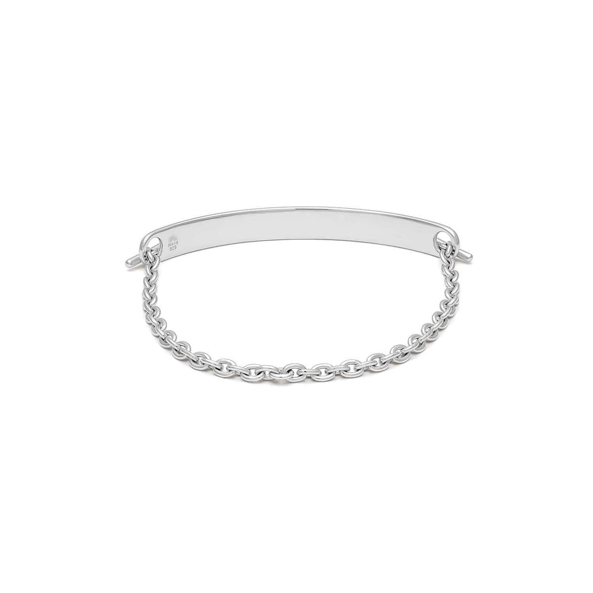 Maor Sterling Silver ID Bar Bracelet
