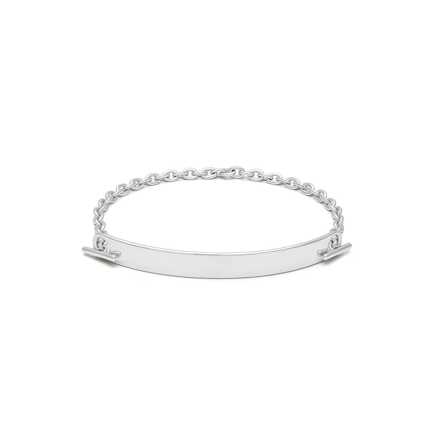 Maor Sterling Silver ID Bar Bracelet