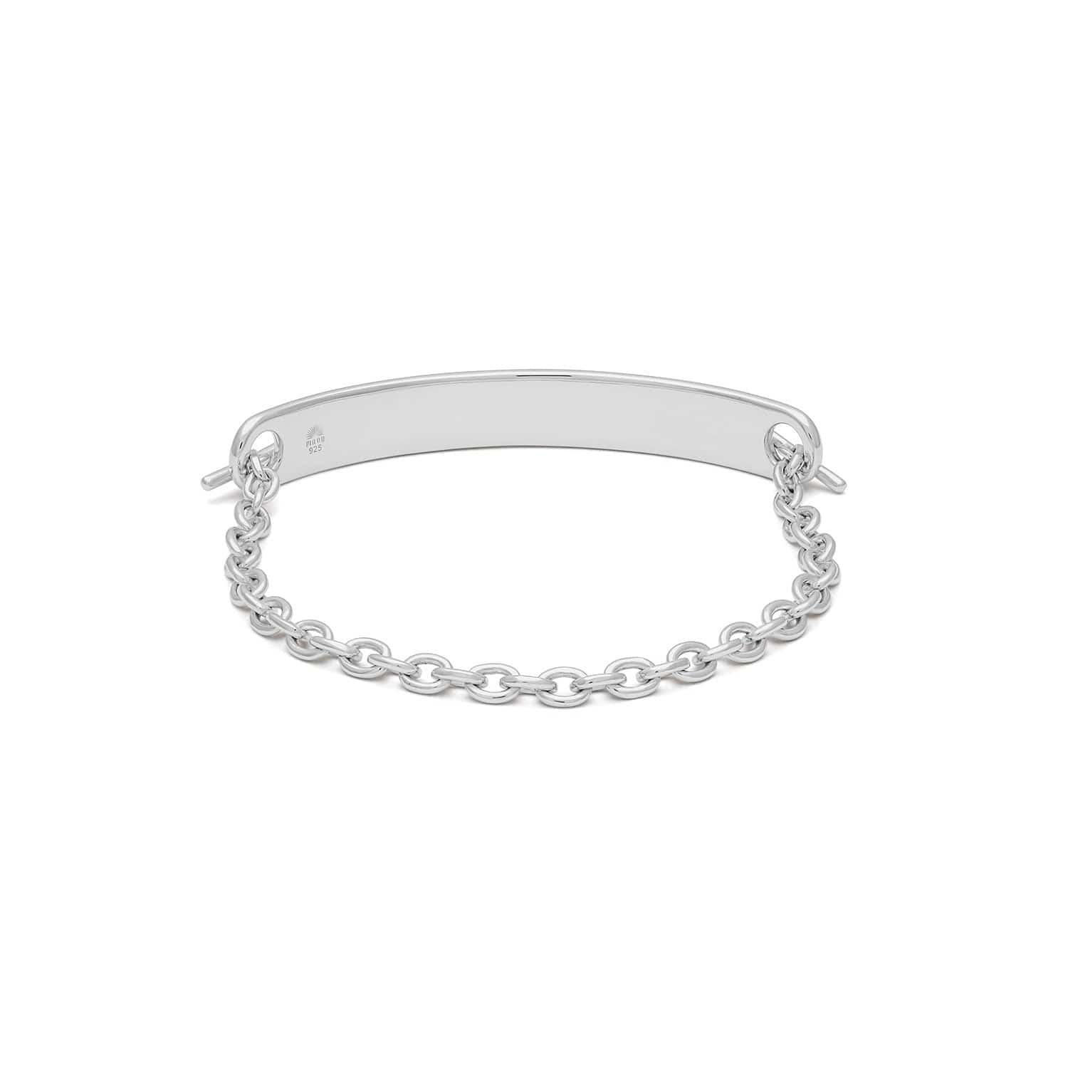Maor Sterling Silver ID Bar Bracelet