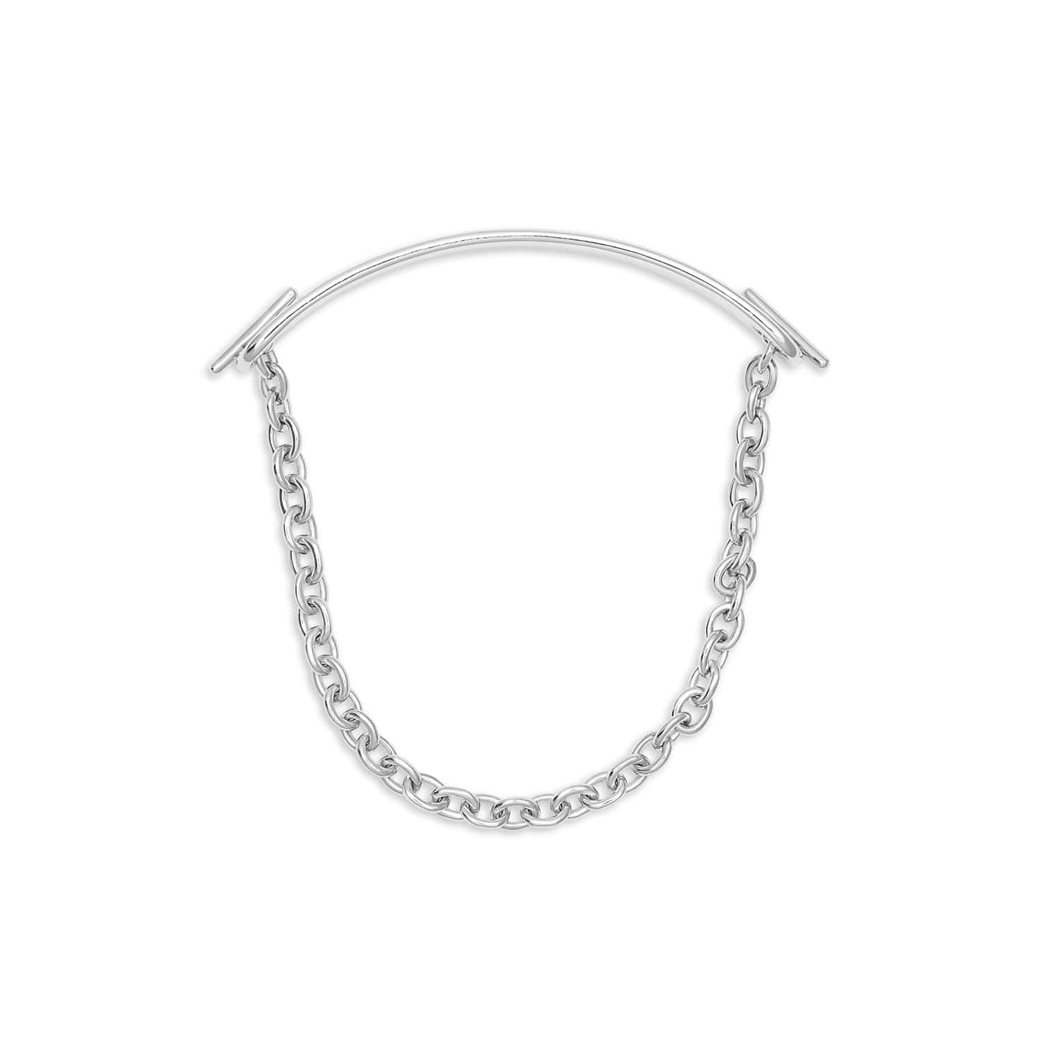 Maor Sterling Silver ID Bar Bracelet