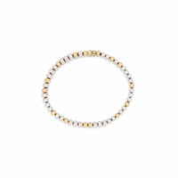 Maor 18K Yellow Gold and Sterling Silver Large Capsule Bracelet