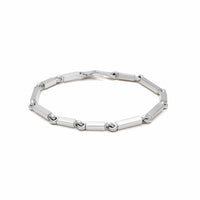 Maor Sterling Silver Cuadrangular Link Bracelet