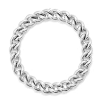 Maor Sterling Silver Rein Curb Link Bracelet