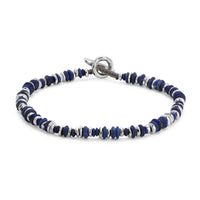 Maor Sterling Silver Lapis Pilla Bracelet
