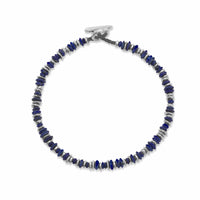 Maor Sterling Silver Lapis Pilla Bracelet