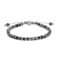 Maor Sterling Silver Grey Jasper Sapet Bracelet