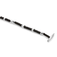 Maor Sterling Silver Black African Bead Dryp Bracelet