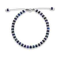 Maor Sterling Silver Lapis Sapet Bracelet
