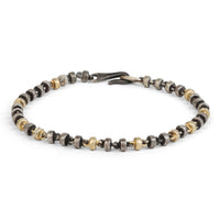 Maor Sterling Silver and 18K Yellow Gold Diamond Omni Bracelet