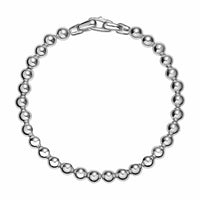 Spiritual Beads Metal Bead Bracelet Sterling Silver, 4mm