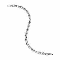 Streamline® Link Bracelet Sterling Silver with Diamonds, 5.5mm