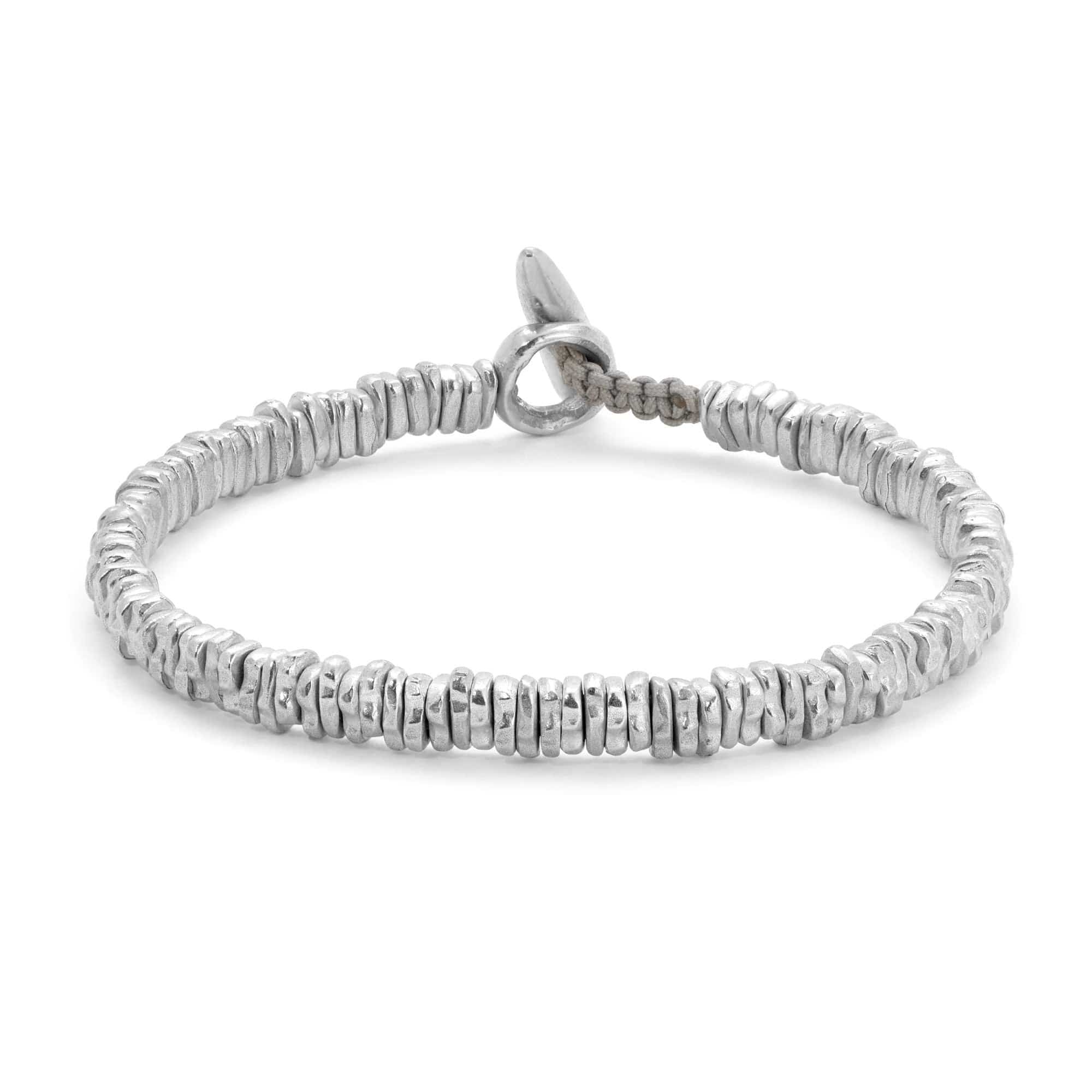 Maor Sterling Silver Small Meander Bracelet