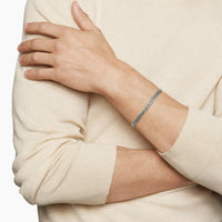 Curb Chain Bracelet Sterling Silver, 6mm