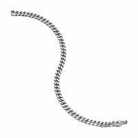 Curb Chain Bracelet Sterling Silver, 6mm