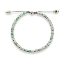 Maor Sterling Silver Chrysoprase Sapet Bracelet