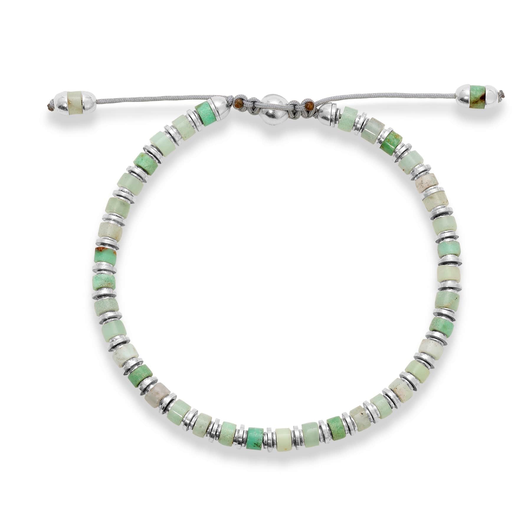 Maor Sterling Silver Chrysoprase Sapet Bracelet