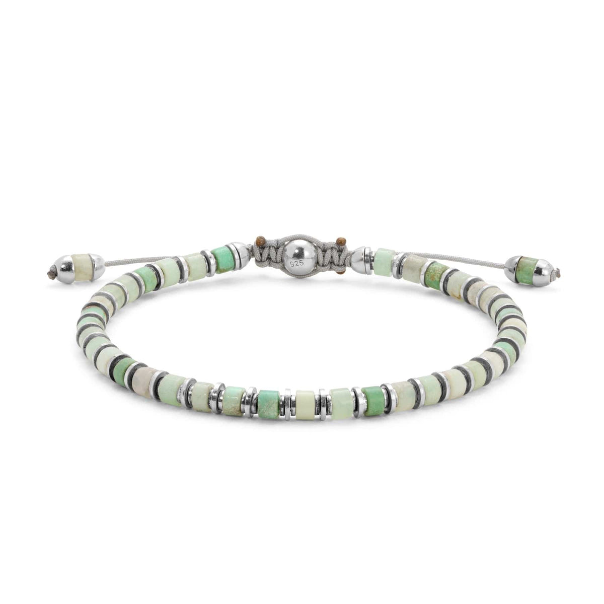 Maor Sterling Silver Chrysoprase Sapet Bracelet