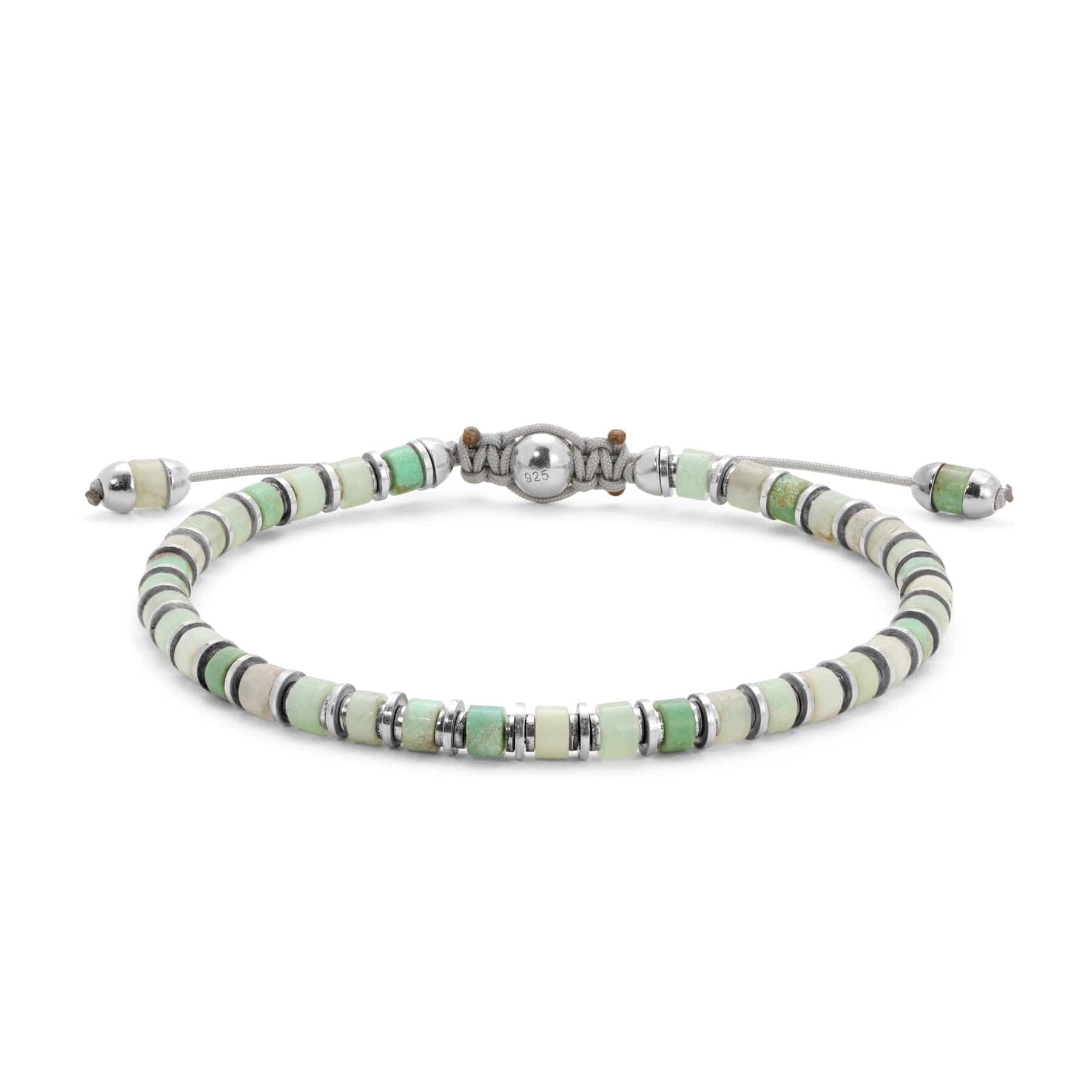 Maor Sterling Silver Chrysoprase Sapet Bracelet