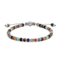 Maor Sterling Silver Mixed Gemstone Sapet Bracelet