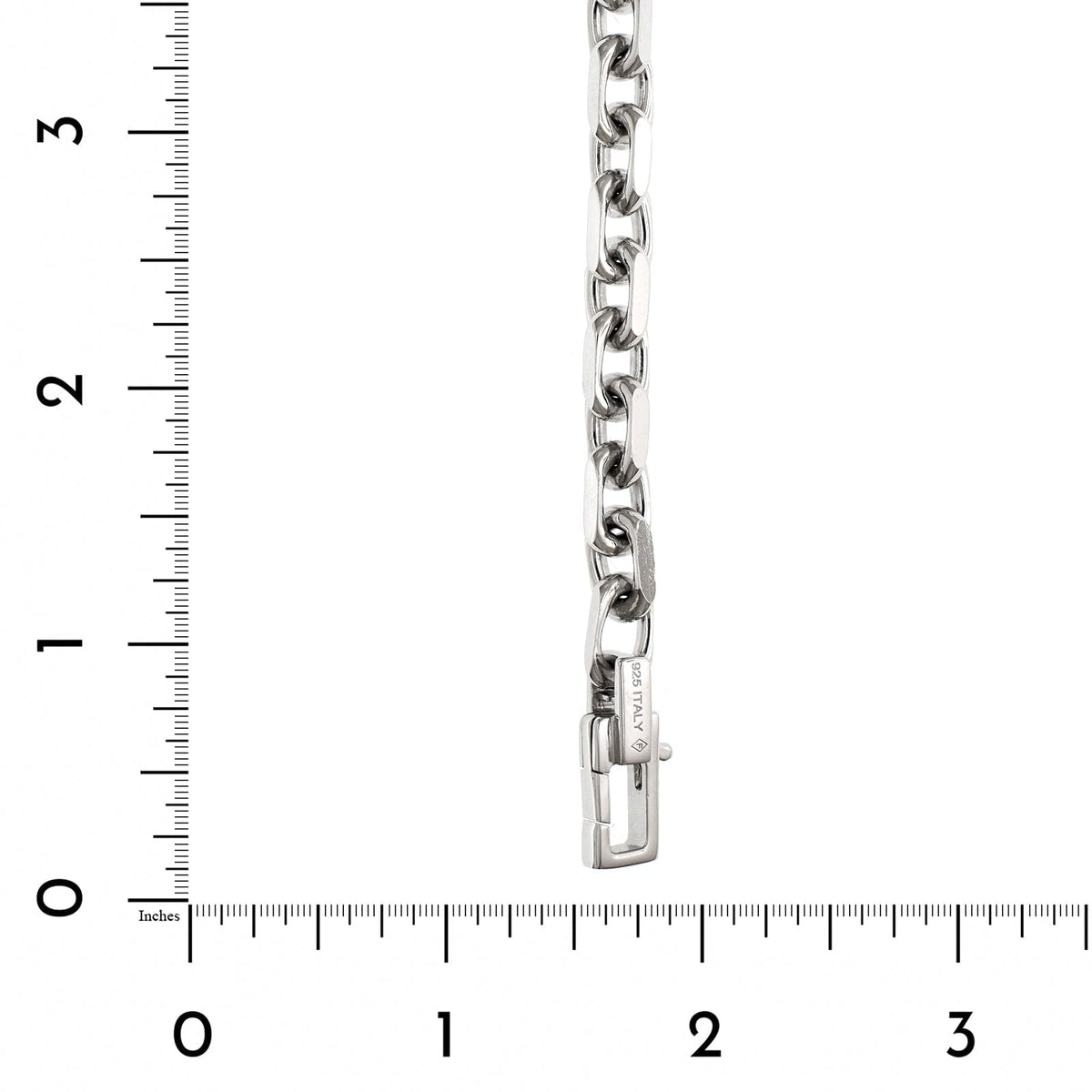Sterling Silver Flat Oval Link Bracelet – Long's Jewelers