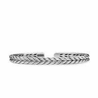 Chevron Flex Bracelet Sterling Silver, 6.4mm