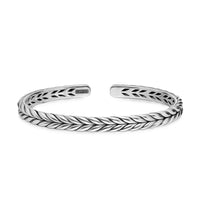 Chevron Flex Bracelet Sterling Silver, 6.4mm