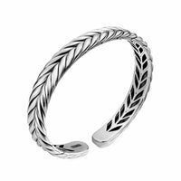 Chevron Flex Bracelet Sterling Silver, 10mm