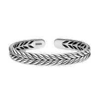 Chevron Flex Bracelet Sterling Silver, 10mm