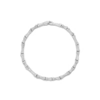 Maor Sterling Silver Small Timor Carved Wood Bracelet